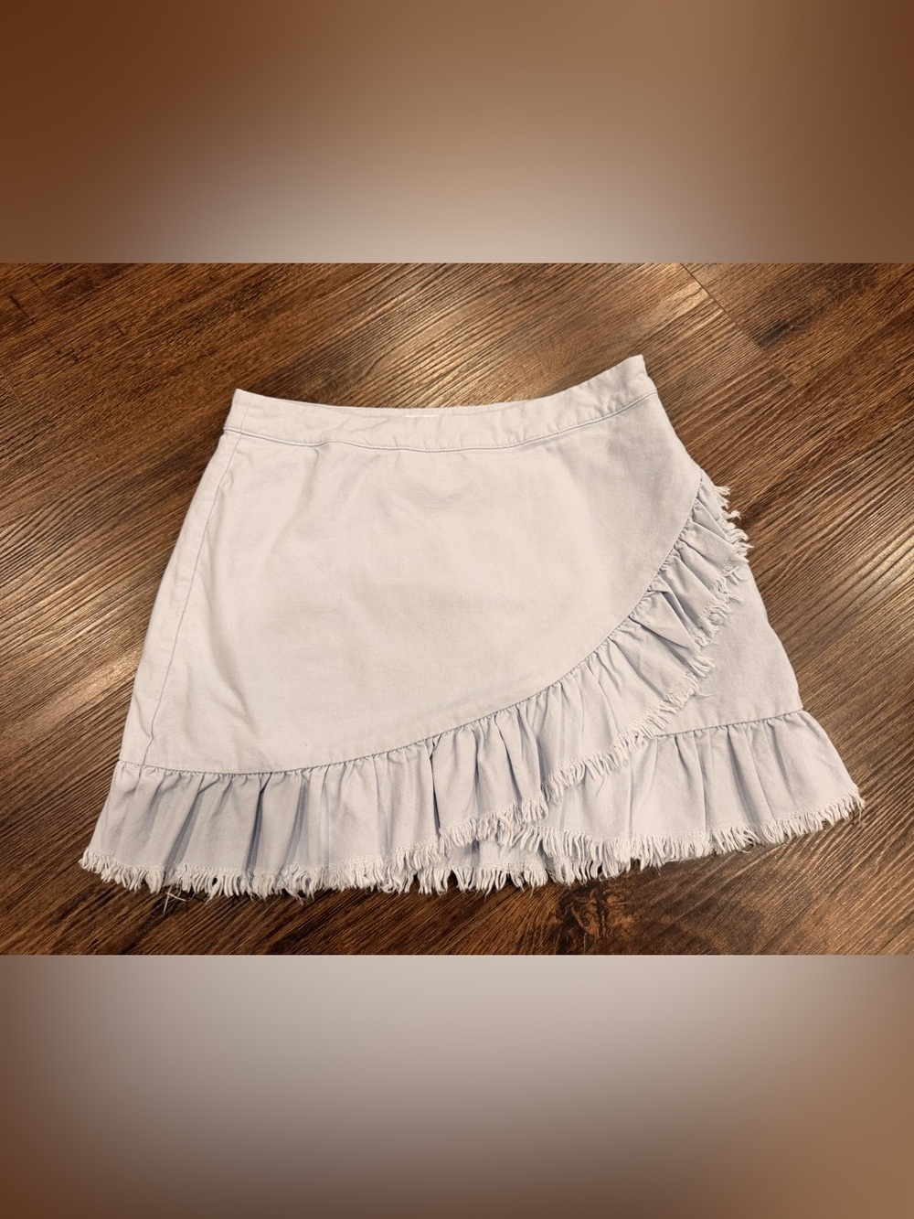 Super Down Ruffle Mini Skirt